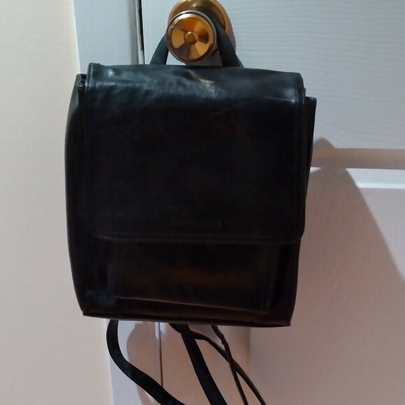 Host Pick !!! Black leather bag, Landau - Picture 1 of 5